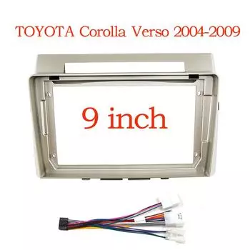 Автомобильные аксессуары 2 Din 9 дюймов Радио DVD GPS MP5 Панель Рамка для Toyota Corolla Verso 2004 - 2009 Комплект для крепления на приборную панель