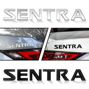 Автомобильные аксессуары 3D ABS Пластик SENTRA Буква Логотип Кузов Багажник Крыло Задняя дверь Значок Наклейка Украшения