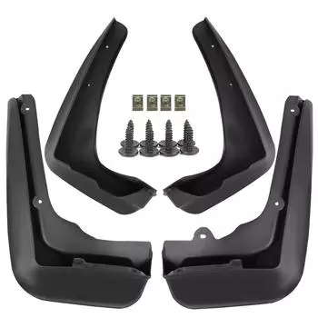 Автомобильные аксессуары, 4 шт./компл., брызговики, передние и задние брызговики, брызговики для BMW E70-E93 F01-F86 чёрный