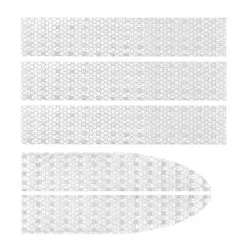 Автомобильные аксессуары 5 шт./компл. светоотражающая наклейка стильная защитная водонепроницаемая светоотражающая лента для кузова автомобиля флуоресцентный желтый