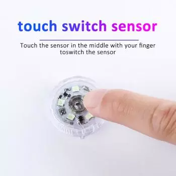 Автомобильные аксессуары Автоматическая беспроводная лампа окружающего освещения Универсальное интеллектуальное освещение Автомобильный светодиодный сенсорный выключатель света Аксессуары для салона автомобиля