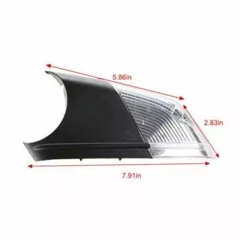 Автомобильные аксессуары боковое зеркало заднего вида указатели поворота фонарь заднего хода корпус без лампочки подходит для VW 9N3 2005-2009