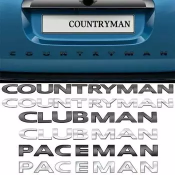 Автомобильные аксессуары, буквенная эмблема, наклейка на значок на заднем багажнике F Paceman чёрный
