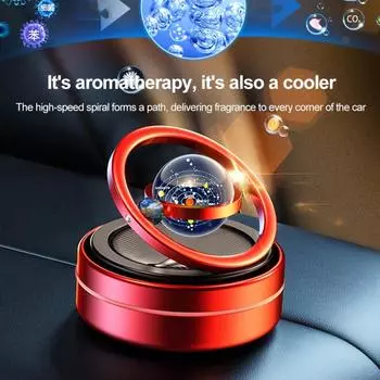 Автомобильные аксессуары Декор для салона автомобиля Освежитель воздуха для автомобиля Interstellar Solar Ring Вращающиеся украшения для ароматерапии Диффузор для приборной панели
