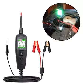 Автомобильные аксессуары, диагностический инструмент, тестер напряжения/сопротивления P100 2M, тестер автомобильных цепей 12 В 24 В, комплект зондов для силовых цепей
