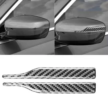Автомобильные аксессуары для BMW E90 E60 F30 F34 F10 F20 X1, зеркало заднего вида из углеродного волокна, защитная полоса, наклейка против столкновений