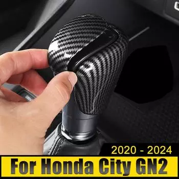 Автомобильные аксессуары для Honda City GN2 2020 2024 2024 2024 2024 ABS ручка переключения передач головка крышка автоматическая коробка передач отделка наклейка