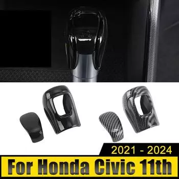 Автомобильные аксессуары для Honda Civic 11-го поколения 2024 2024 2024 2024 ABS ручка переключения передач головка крышка автоматическая коробка передач отделка наклейка