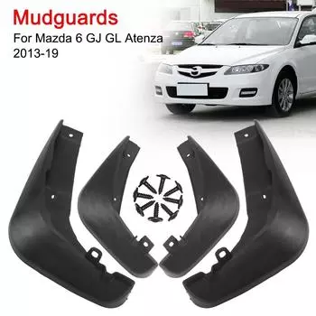 Автомобильные аксессуары для Mazda 6 GJ GL Atenza 2013-брызговики на крыло, 4 шт./компл., передняя и задняя грязь чёрный