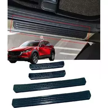 Автомобильные аксессуары для Mazda CX 50 CX-50 Cx50 cx 50 2023 2024, накладка на порог из нержавеющей стали, накладка на педаль, накладка ZH black