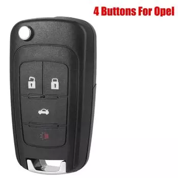 Автомобильные аксессуары для OPEL/VAUXHALL Astra J Corsa E Insignia Zafira C 2009-2016 2/4 кнопки 433 МГц ID46 чип автомобильный дистанционный ключ 4 Buttons For Opel