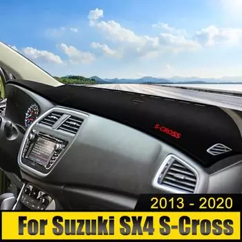 Автомобильные аксессуары для Suzuki SX4 S-Cross 2013-2016 2017 2018 2019 2020 Крышка приборной панели, защита от света, солнцезащитный козырек, коврики с защитой от ультрафиолета