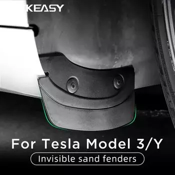 Автомобильные аксессуары для Tesla Model3 ModelY-2023 Брызговики без перфорации, колеса, брызговики Fender, 4 шт. M3-EX92