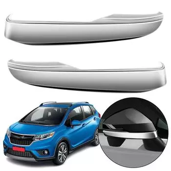 Автомобильные аксессуары для внешней отделки, блестящие полоски для зеркала заднего вида, декоративные наклейки на зеркало заднего вида для Honda WR