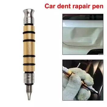 Автомобильные аксессуары инструмент для ремонта вмятин на листовом металле инструмент для ремонта вмятин на автомобиле подъемный инструмент из титанового сплава неокрашенный перо-ручка молоток набор с магнитом жёлтый