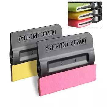 Автомобильные аксессуары Инструмент для тонировки Виниловая пленка Магнитная микрофибра Войлочный скребок для оконной пленки Автомобильная наклейка Аппликатор для оклеивания без царапин розовый