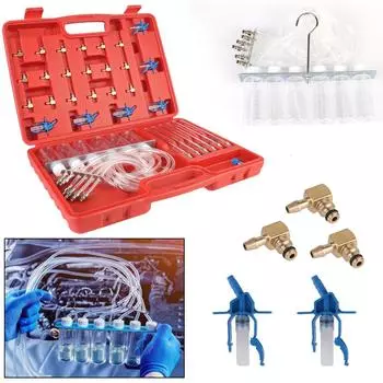 Автомобильные аксессуары, инструменты для обнаружения датчиков топливных форсунок, комплект для проверки давления моторного масла, портативные инструменты для автоматической диагностики, быстроразъемный автомобильный испытательный комплект