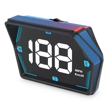 Автомобильные аксессуары KMH MPH метр цифровой проекционный дисплей автомобильный HUD большой шрифт сигнализация превышения скорости G20 спидометр GPS компас для автомобиля грузовик автобус G20