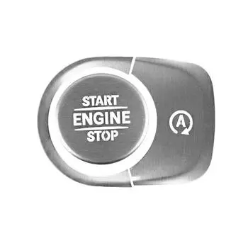 Автомобильные аксессуары Кнопка запуска и остановки двигателя Кольцо отделка крышки для Mercedes Benz G GLE GLS Class G463 W167 V167 AMG GLE53 X167 2020 серебряный