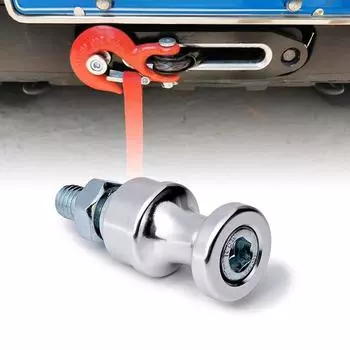 Автомобильные аксессуары лебедка трос крюк стойка сталь для 3/8 1/2 скоба скользящий полусвязанный крюк лебедки 10 болтовое крепление красный