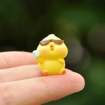 Автомобильные аксессуары, милые мини-смола, курица, украшение интерьера автомобиля, авто зеркало заднего вида, украшения для приборной панели для женщин и мужчин, подарок A5