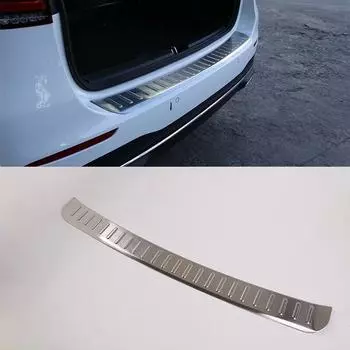 Автомобильные аксессуары наружная защита заднего бампера защита багажника порог накладка накладка на порог для Mercedes benz B class W247 + серебряный