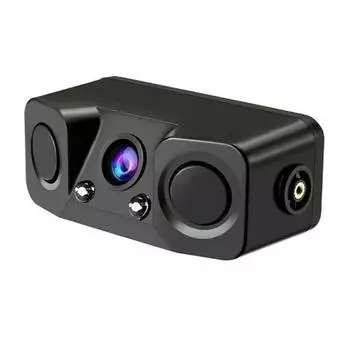 Автомобильные аксессуары, парковочная камера с датчиком радара, запись ночного видения, 170 градусов, автомобильная камера заднего вида для фургона чёрный