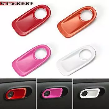 Автомобильные аксессуары, перчаточный ящик для пассажирского сиденья, передняя ручка, декоративная наклейка для Mercedes Benz Smart 453 Fortwo Forfour 1519 оранжевый