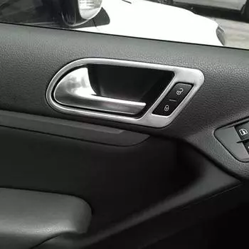 Автомобильные аксессуары, пригодные для VW Tiguan 2010 2011 2012 2013 2014 2015, накладка на внутреннюю ручку двери из нержавеющей стали