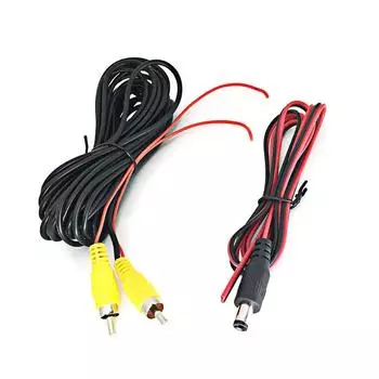 Автомобильные аксессуары - RCA 6M Видеокабель для автомобильной камеры заднего вида Универсальный провод для подключения камеры заднего вида к автомобильному мультимедийному монитору Универсальный