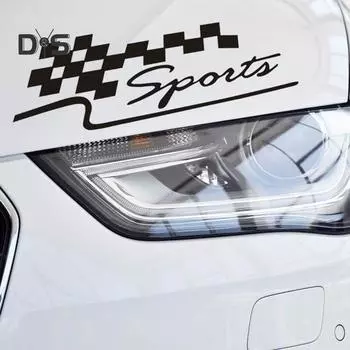 Автомобильные аксессуары Съемная автомобильная наклейка Авто Светоотражающая наклейка чёрный