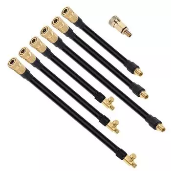 Автомобильные аксессуары - Шланг для накачивания шин Адаптер для накачивания шин Удлинительная трубка для накачивания шин Фиксатор для пневматического патрона