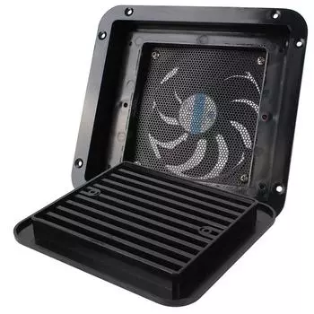 Автомобильные аксессуары - сильный ветер бесшумный 12 В автомобильный стиль боковой воздухозаборник для автофургона прицепа каравана вентиляция вытяжные вентиляторы холодильник вентиляционное отверстие с вентилятором