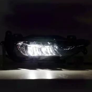 Автомобильные аксессуары светодиодные противотуманные фары переднего бампера противотуманные фары сигнальная лампа в сборе для Volvo XC60 XC90 S90 V90 2016-2024 31434666,31434667