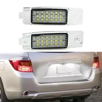 Автомобильные аксессуары, светодиодный светильник номерного знака для Toyota Hiace Vanguard RAV4 High Lander Regius Harrier