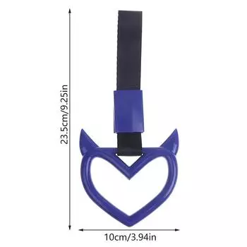 Автомобильные аксессуары Светящееся кольцо Дьявол Сердце Поезд Автобус Ручка Ремешок Дрейф Подвеска Предупреждение о Дрейфе Кольцо для Автомобиля чёрный