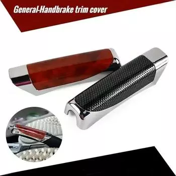 Автомобильные аксессуары Универсальная ручка ручного тормоза Автомобильный ручной тормоз Защитный чехол из углеродного волокна Стильный декор для интерьера Узор из персикового дерева