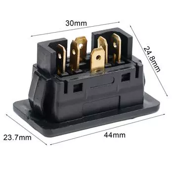 Автомобильные аксессуары ВКЛ ВЫКЛ Переключатель с зеленой подсветкой Автомобильный электровыключатель Выключатель стеклоподъемника автомобиля ВКЛ ВЫКЛ Переключатель CHINA