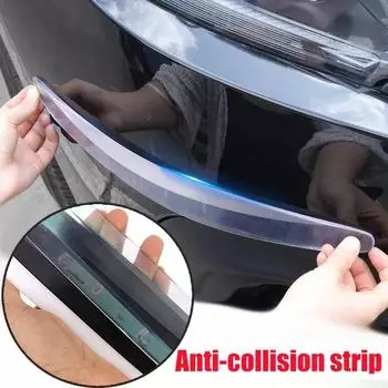 Автомобильные бамперы, противоударные полосы, универсальные защитные накладки на передний и задний бампер, защита от царапин, украшение из ПУ, 40x5 см