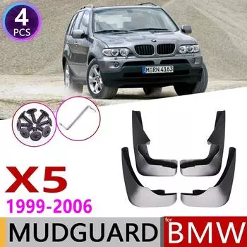 Автомобильные брызговики для BMW X5 E53 1999 ~ 2006 Fender, брызговики, аксессуары для брызговиков 2000 2001 2002 2003 2004 2005