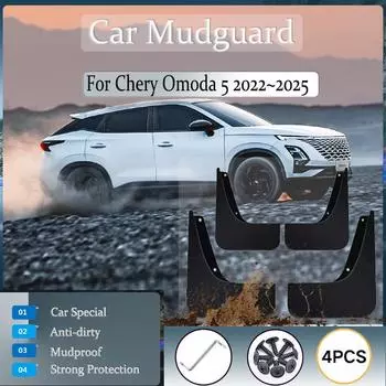 Автомобильные брызговики для Chirey Chery Omoda 5 C5 Fownix FX 2022 2023 2024 2025, брызговики с защитой от брызг, брызговики для крыла, авто without logo