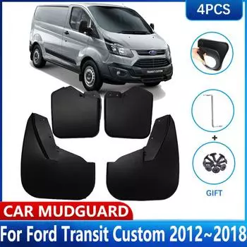 Автомобильные брызговики для Ford Custom Transit Tourneo 2012~2018 Передние колесные брызговики Fender Mud Guards Splash Mudguards Auto without logo