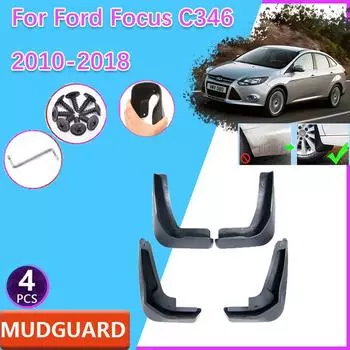 Автомобильные брызговики для Ford Focus 3 MK3 C346 2010~2018 Защита задних колес Брызговики Крыло Брызговик Внешние детали Аксессуары