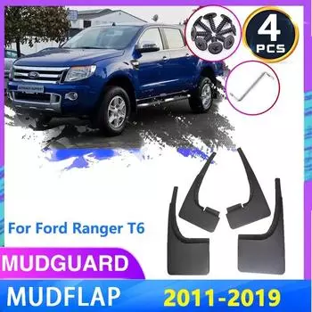 Автомобильные брызговики для Ford Ranger T6 P375 2011 ~ 2018 2012 2013 2014 2015, брызговики, автомобильные аксессуары, 4 шт.