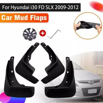 Автомобильные брызговики для Hyundai i30 FD SLX 2009 2010 2011 2012 4X авто брызговики передние и задние грязевые крылья автомобильные аксессуары
