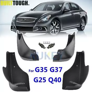Автомобильные брызговики для Infiniti V36 G25 G35 G37 Q40 2007-2015 Брызговики Брызговики передние и задние 2010 2011 2012 2013