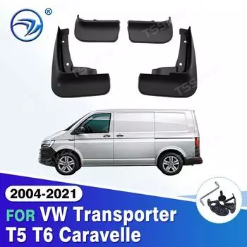 Автомобильные брызговики для крыльев, брызговики для VW Transporter T5 T6 Caravelle 2004-2016 2017 2018 Mulivan 2004-2021