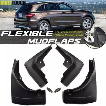 Автомобильные брызговики для Mercedes Benz GLC Class X253 2016-2022 WO/RB, брызговики, брызговики, передний и задний