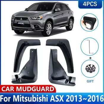 Автомобильные брызговики для Mitsubishi ASX, аксессуары 2013 2014 2015 2016 RVR, передний и задний брызговик, защита от брызг