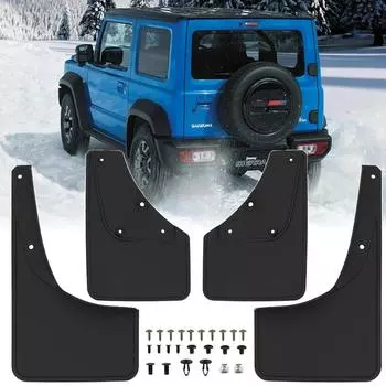 Автомобильные брызговики для Suzuki Jimny Sierra JB64 JB74 2019 2020 2024 Брызговики Брызговики Крыло Передние Задние Брызговики Автомобильный Стайлинг